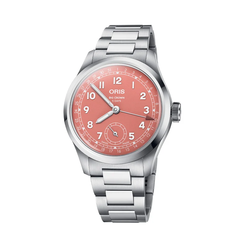 Big Crown Pointer Date Caliber 403 40mm - Terracotta Pink on Bracelet