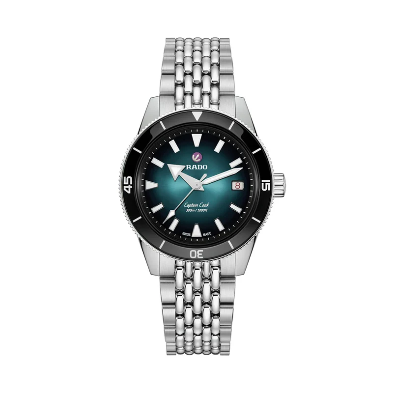 Captain Cook Automatic 39mm - Turquoise on Bracelet