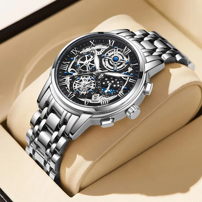 Elegante Orologio da Business al Quarzo per Uomini | Impermeabile fino a 3 Bar – Ronog