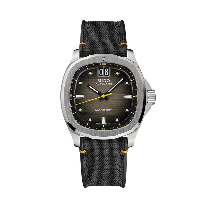 Multifort TV Big Date 40mm - Grey on Fabric Strap