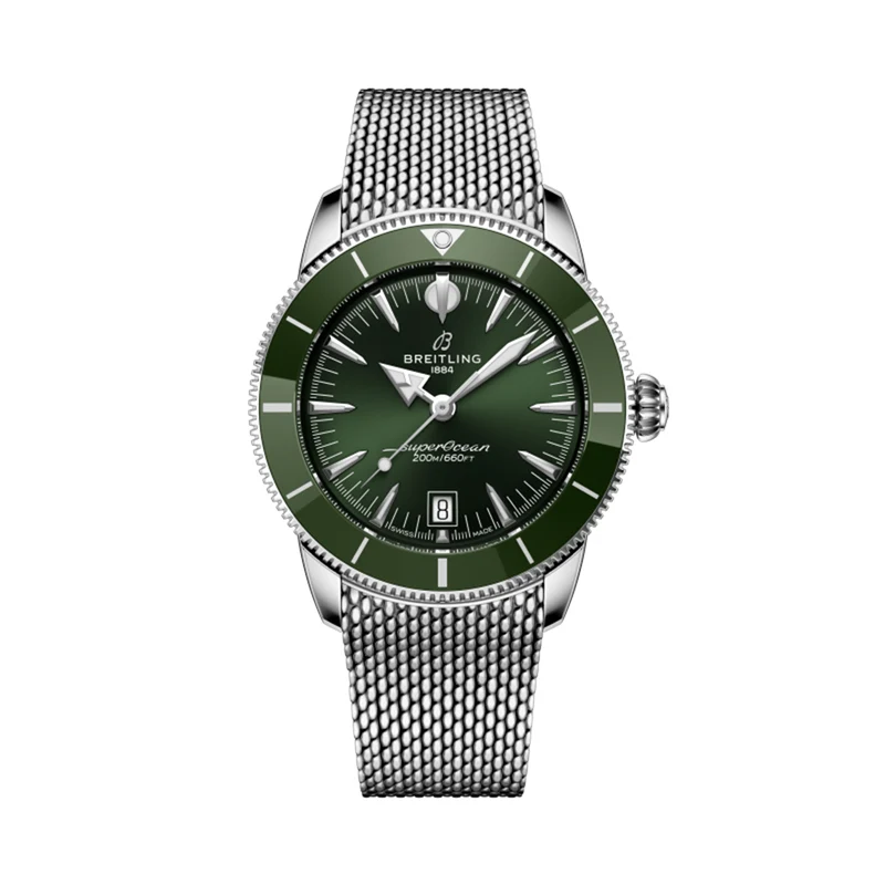 Superocean Heritage B31 Automatic 42mm - Green on Bracelet