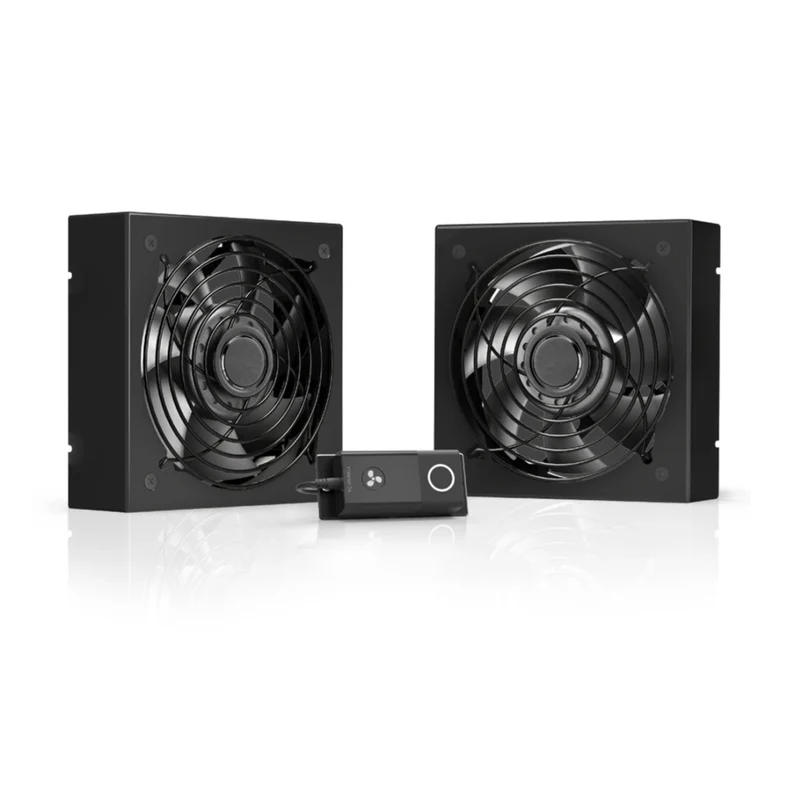 AC Infinity 2pc Rack Roof Fan Kit Dual Cooling Fans with Speed Controller