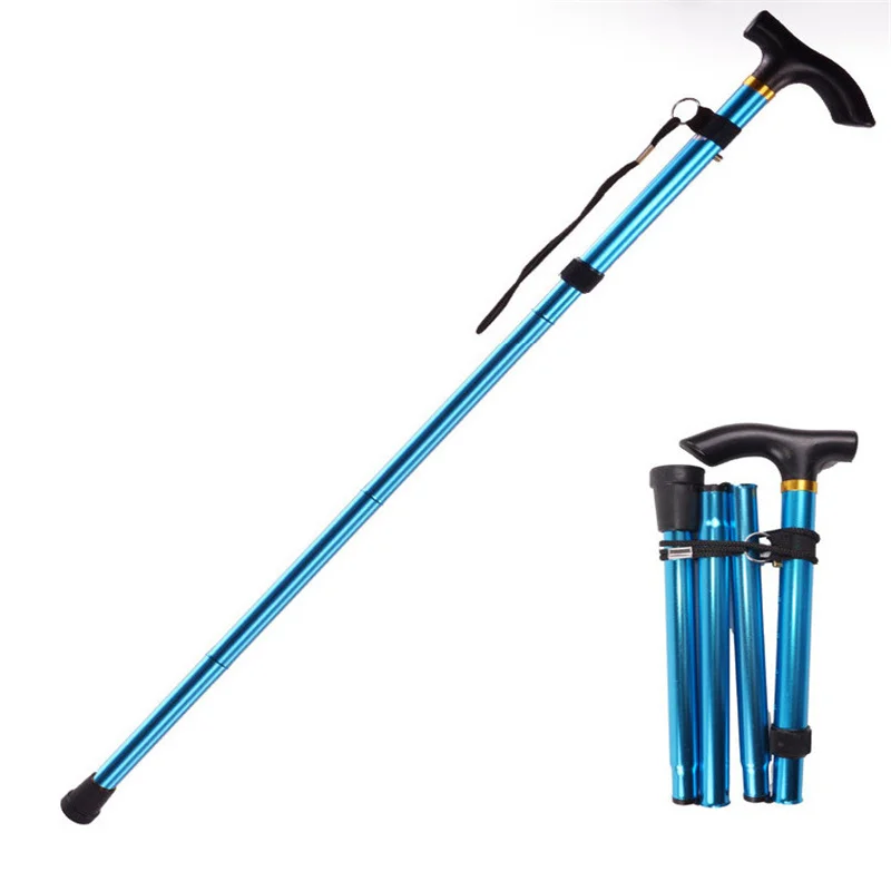 Bastone da Passeggio Telescopico per Anziani – Bastone in Alluminio Pieghevole con Manico Ergonomico e Alta Stabilità per Essere Sempre in Movimento