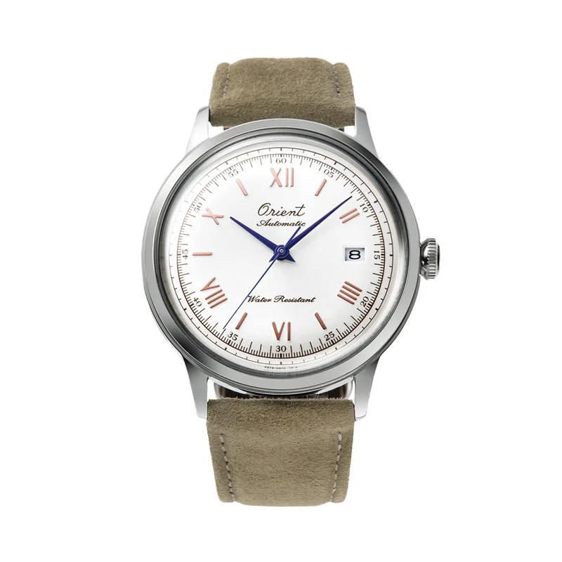 Limited Edition Bambino Version 2 40.5mm - White on Leather Strap w/ Extra Strap