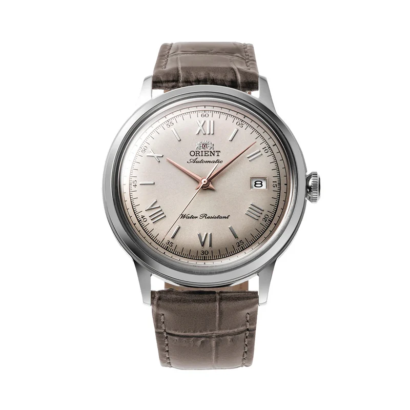 Bambino Version 2 40.5mm - Beige on Leather Strap