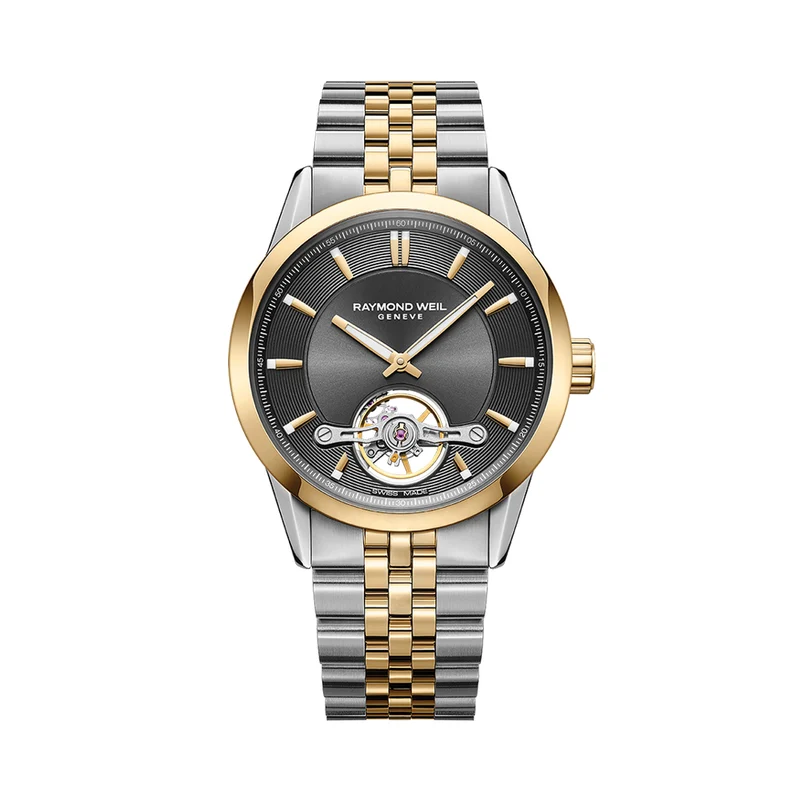 Freelancer Automatic Two-Tone Yellow Gold and Steel 42.5mm - Grey on Bracelet