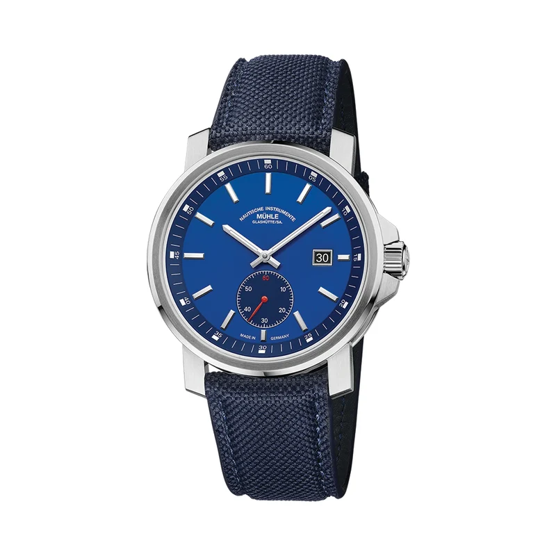 29er Big Small Seconds Automatic 42.4mm - Blue on Fabric Strap