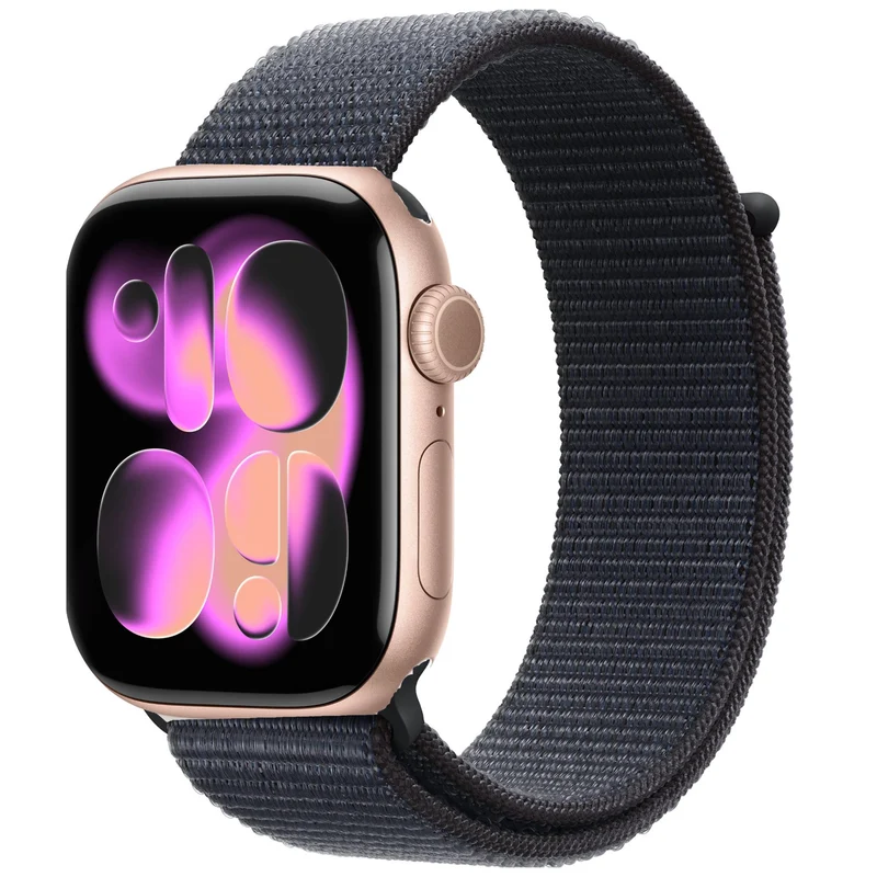 Apple Watch Series 11 46mm Rose Gold Aluminium Case GPS + Cellular Sport Loop [~Refurbished]