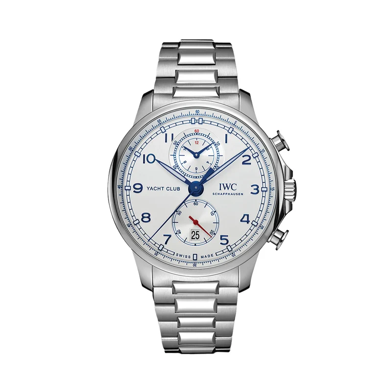 Portugieser Yacht Club Chronograph 44.6mm - Silver-Plated on Bracelet