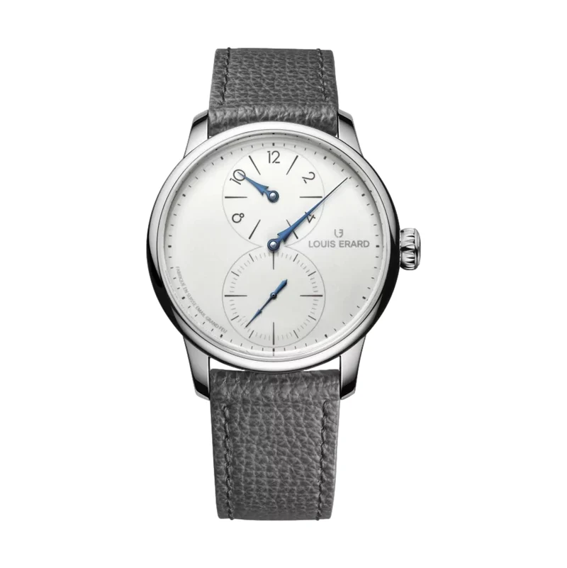 Excellence Le Regulateur Grand Feu Enamel 39mm - Ivory on Leather Strap
