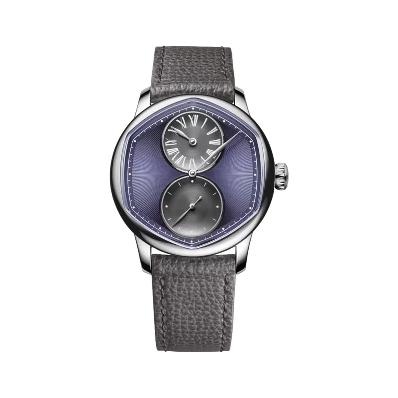 Le Régulateur Louis Erard x Cédric Johner Mauve 39mm - Purple on Leather Strap