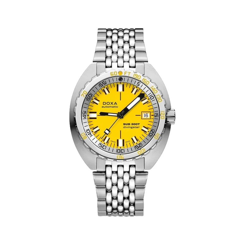 SUB 300T Divingstar 42.5mm - Yellow on Bracelet