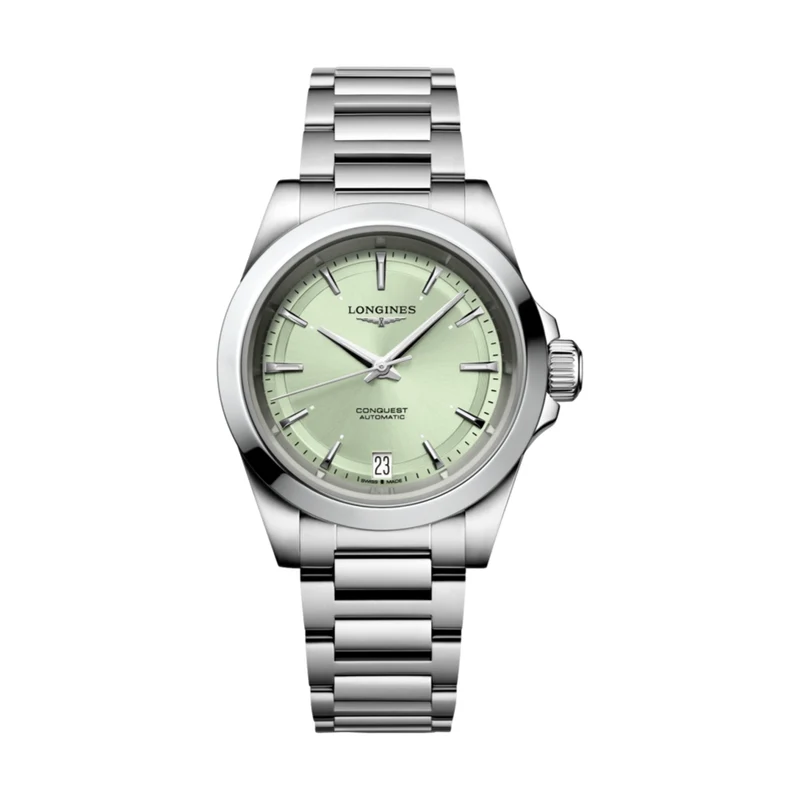 Conquest 34mm - Sunray Green on Bracelet