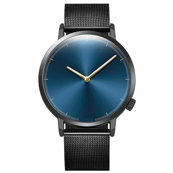 Black & Blue Clean Watch