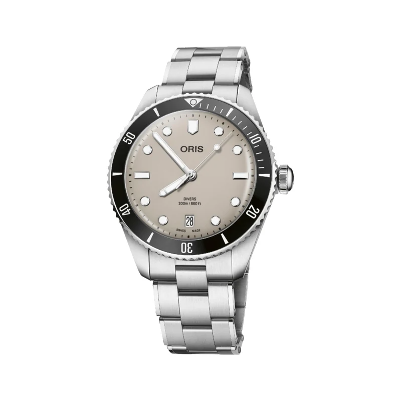 Divers Date 39mm - Beige on Bracelet