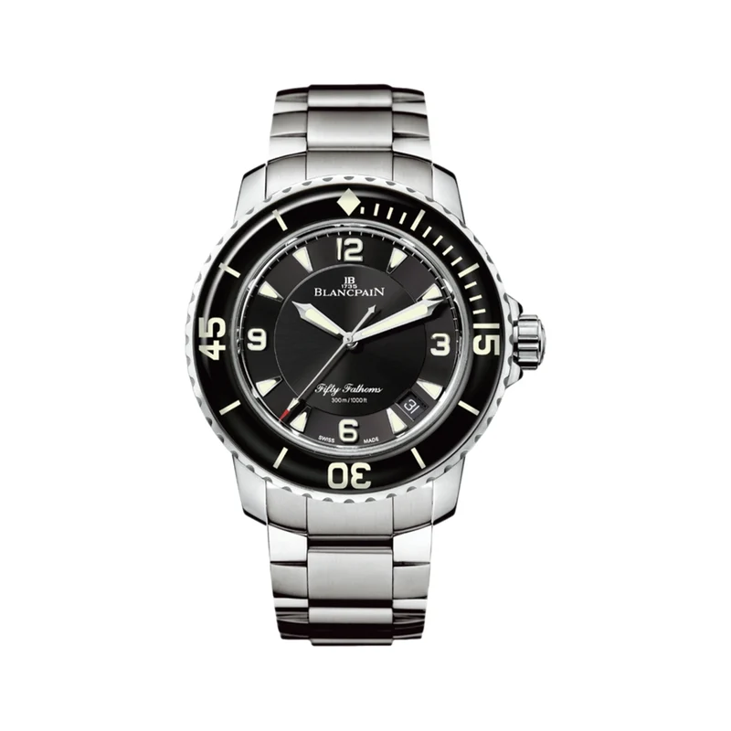 Fifty Fathoms Automatique Steel 45mm - Black on Bracelet
