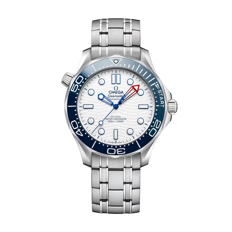 Seamaster Diver 300M America's Cup 42mm - White on Bracelet