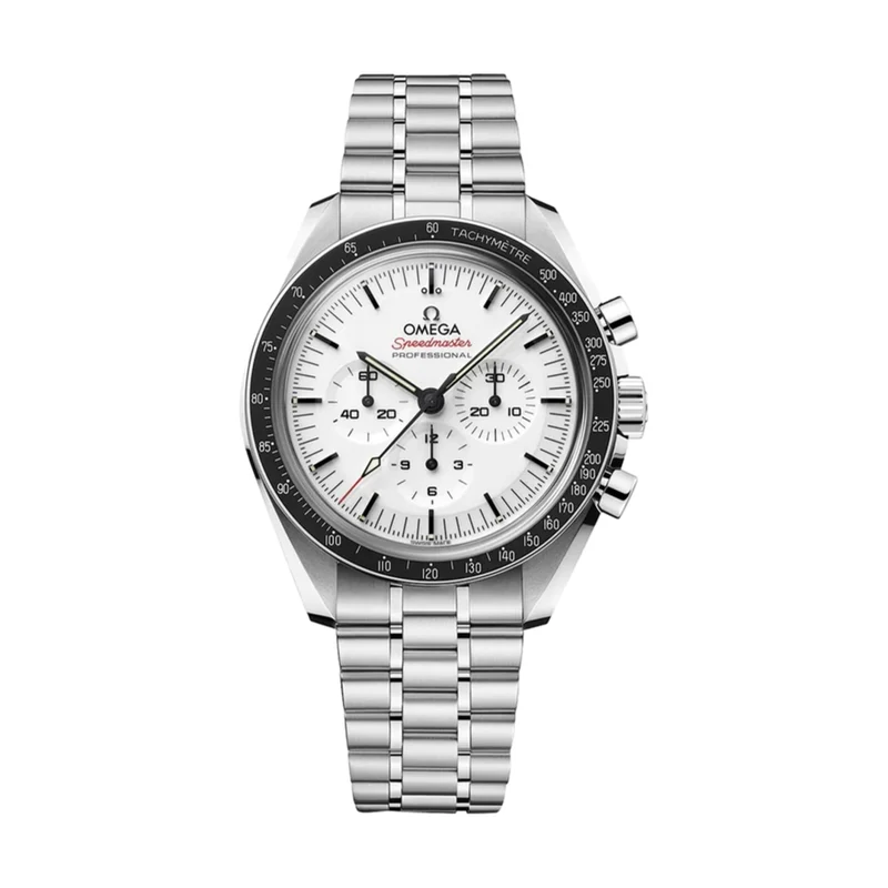 Speedmaster Moonwatch Professional Chronograph Sapphire 42mm - White on Bracelet