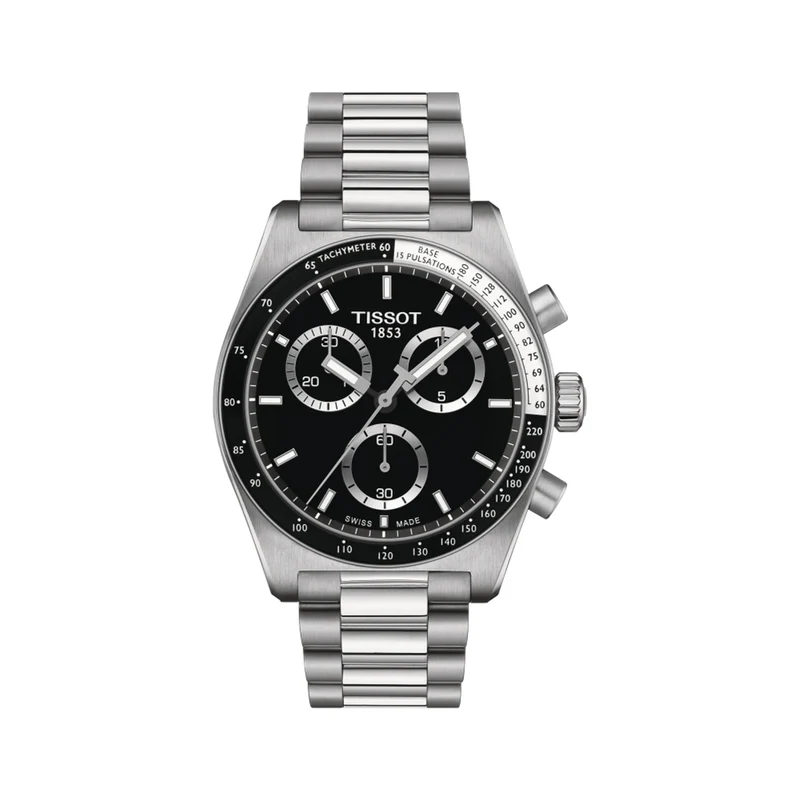 PR516 Quartz Chronograph 40mm - Black on Bracelet