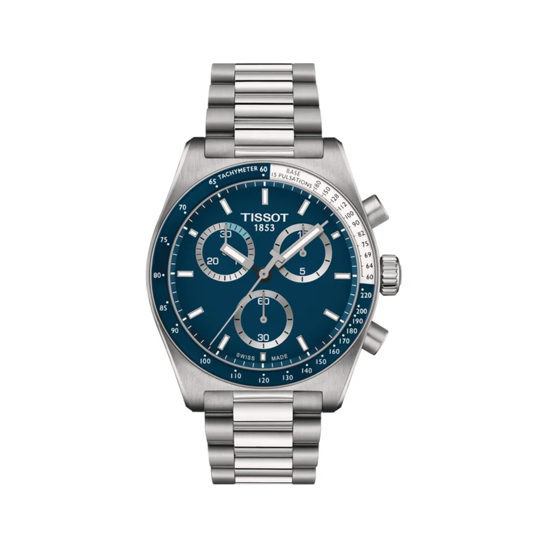 PR516 Quartz Chronograph 40mm - Blue on Bracelet