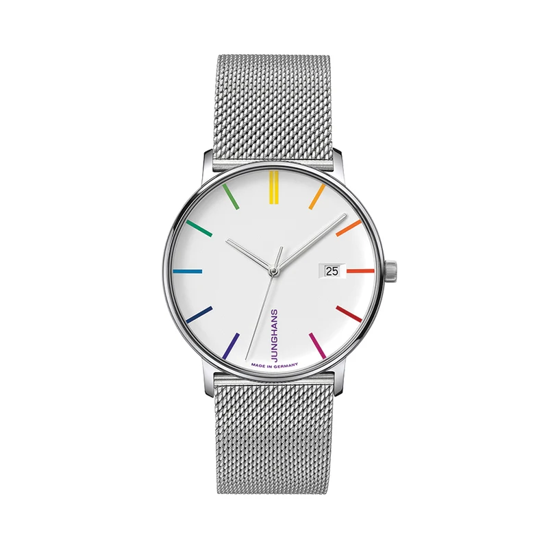 FORM Quartz Bauhaus 39.3mm - Silver on Bracelet