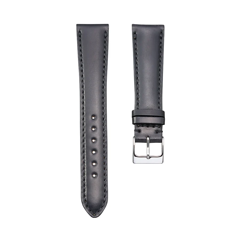 Black Shell Cordovan Leather Strap