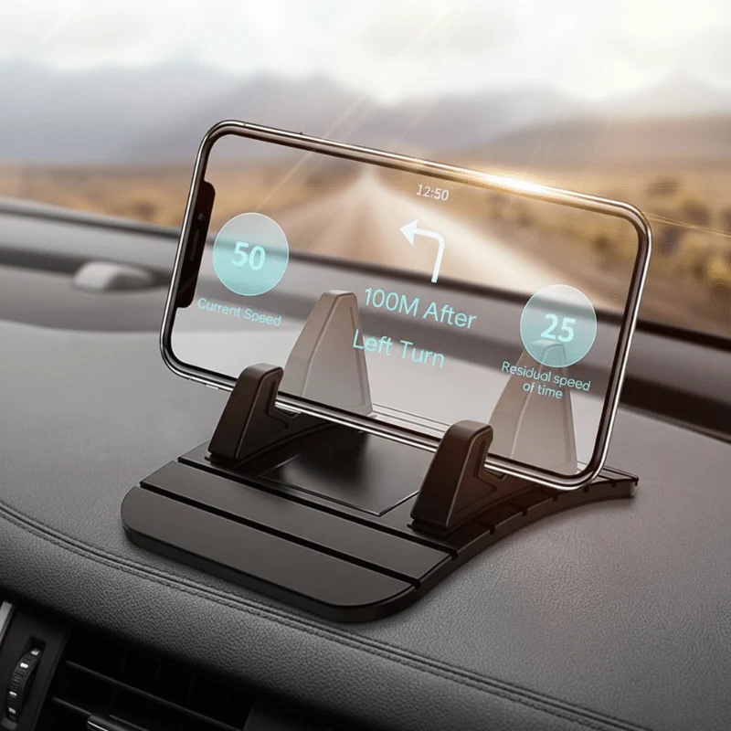 Supporto per Smartphone per Auto Antiscivolo – Ottima Stabilità, Compatto e Lavabile