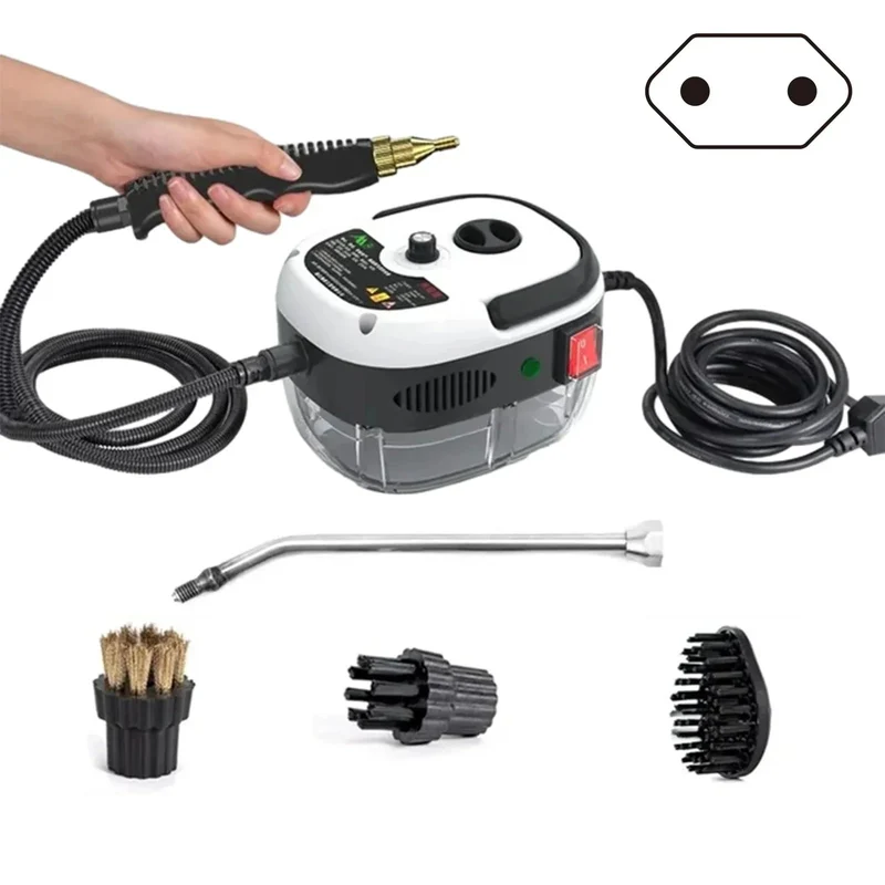 Pulitore a vapore ad alta pressione – Potenza di 2500W e 6 livelli di vapore