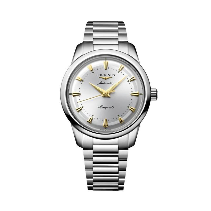 Conquest Heritage 40mm - Silver on Bracelet