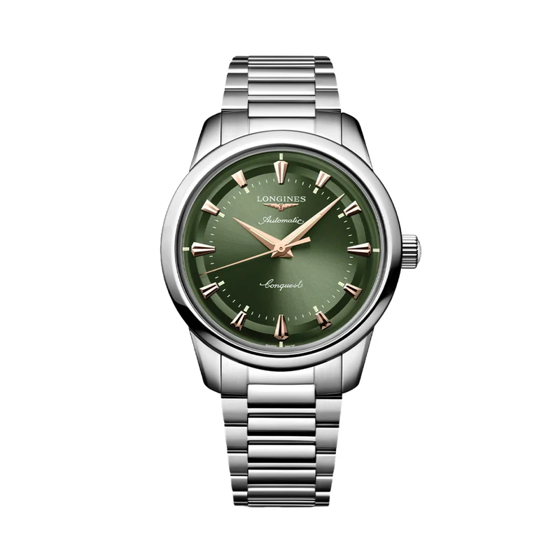 Conquest Heritage 40mm - Green on Bracelet