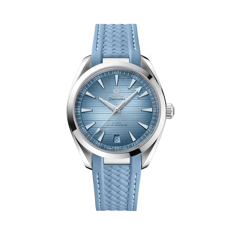 Seamaster Aqua Terra 150M 41mm - Blue on Rubber Strap