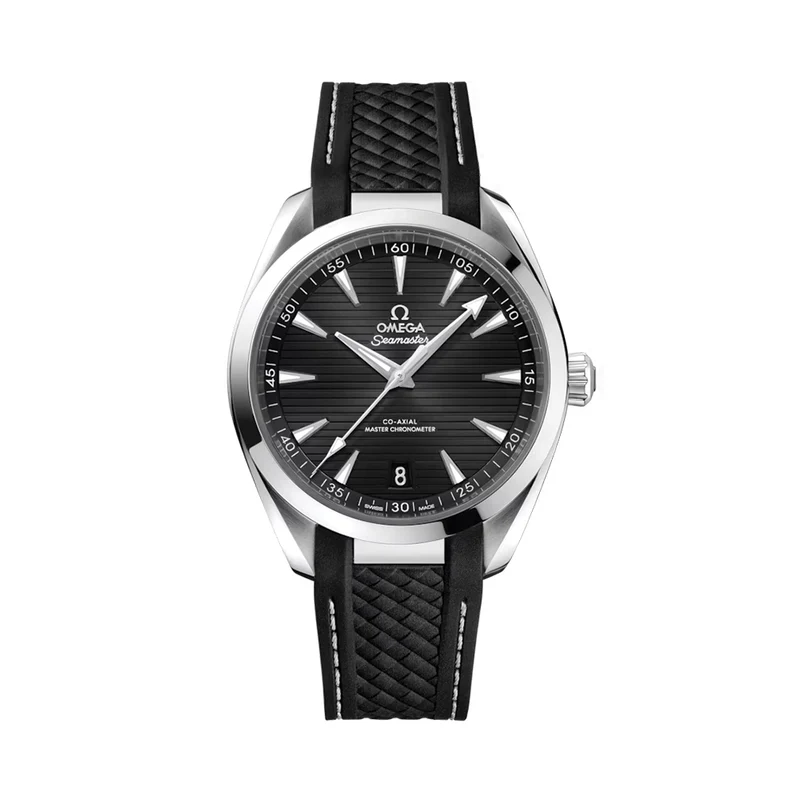 Seamaster Aqua Terra 150M 41mm - Black on Rubber Strap