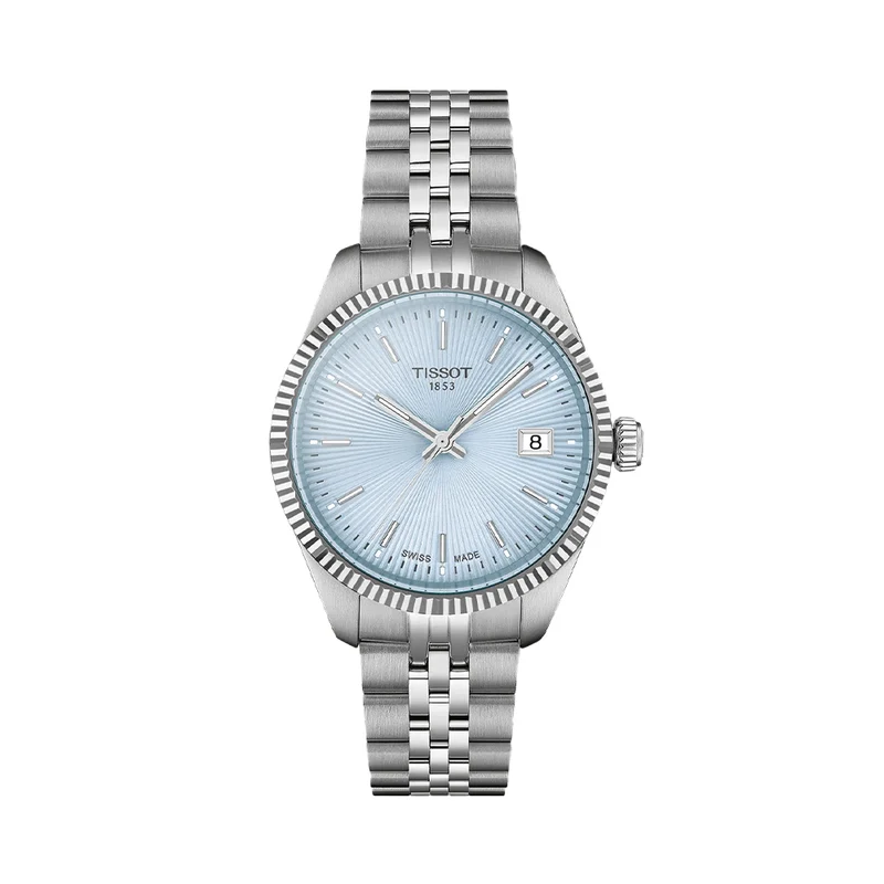 Ballade Quartz 34mm - Light Blue on Bracelet