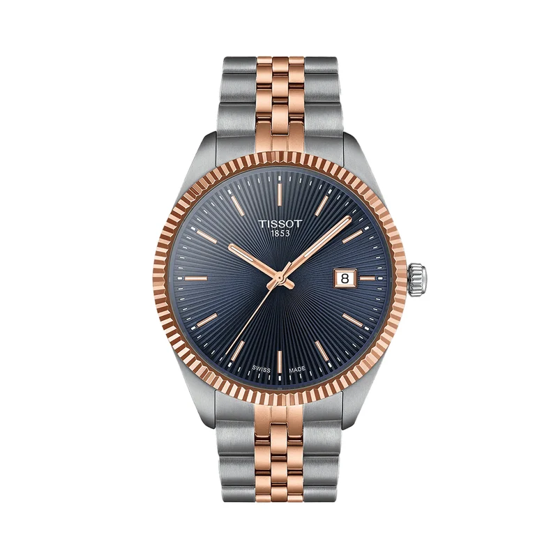 Ballade Quartz 40mm - Blue Dial on Two-Tone Bracelet