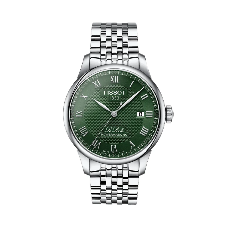 Le Locle Powermatic 80 39.3mm - Green on Bracelet