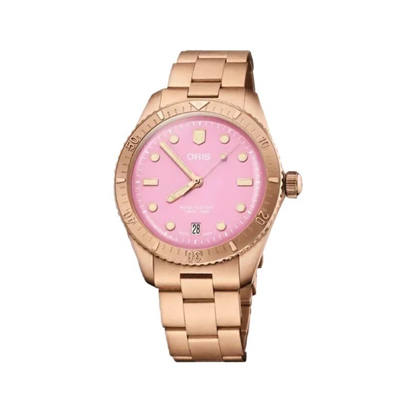 Divers Sixty‑Five 'Cotton Candy' 38mm - Pink on Bracelet