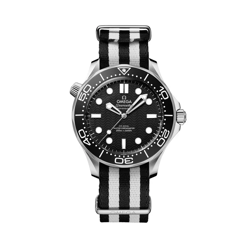 Seamaster Diver 300M 42mm - Black on Fabric Strap