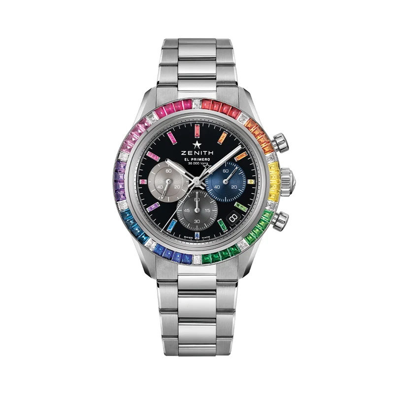 Chronomaster Sport Rainbow 41mm - Black on Bracelet