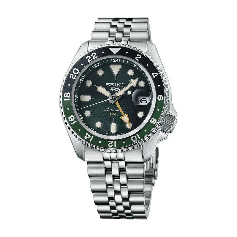SSK035 5 Sports SKX GMT 42.5mm - Green on Bracelet