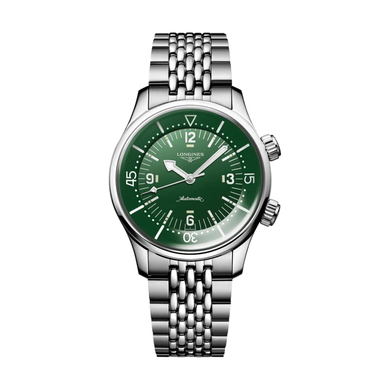 Legend Diver 39mm - Green on Bracelet