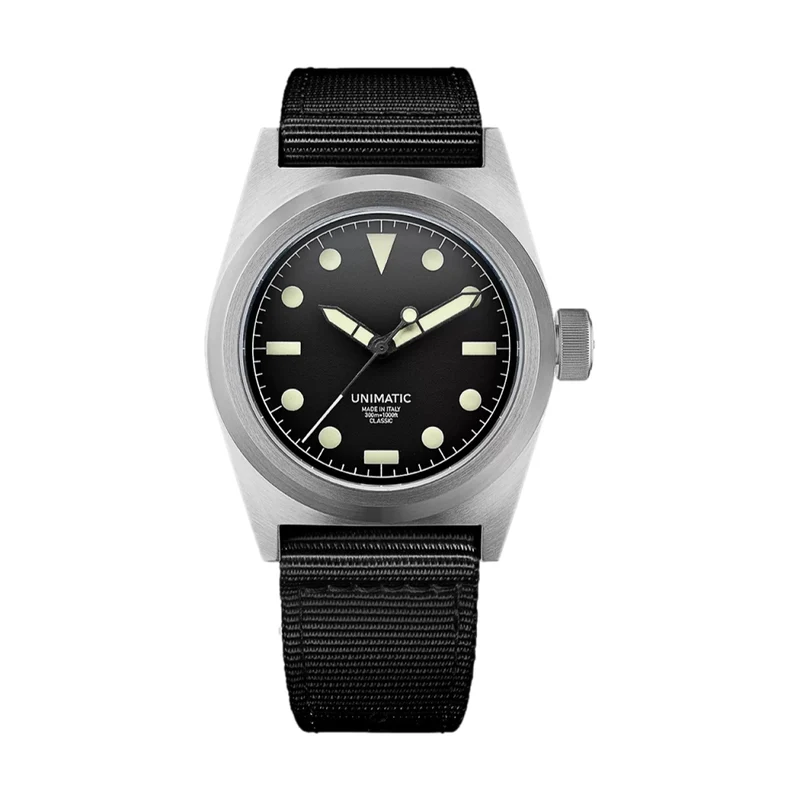UC2 U2 Classic 38.5mm - Black on Fabric Strap