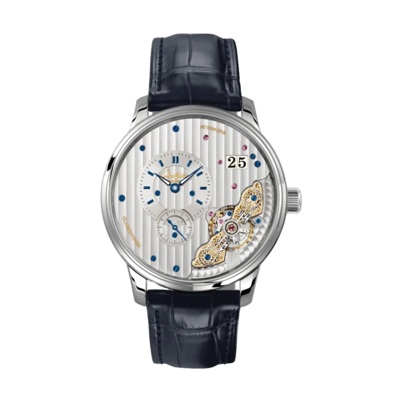 PanoMaticInverse 42mm - Silver on Strap