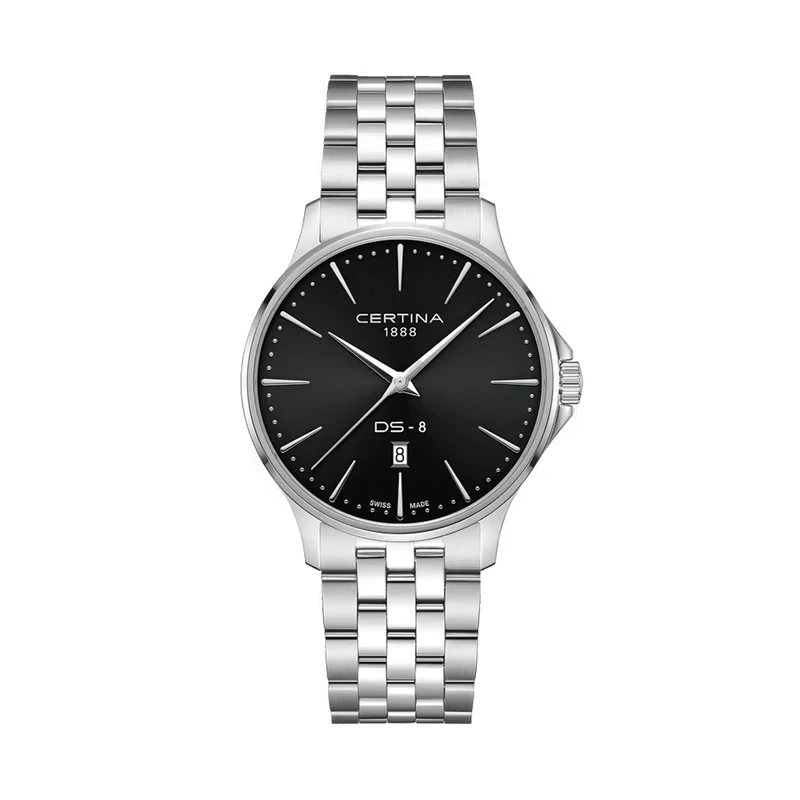 DS-8 Gent Quartz 40mm - Black on Bracelet