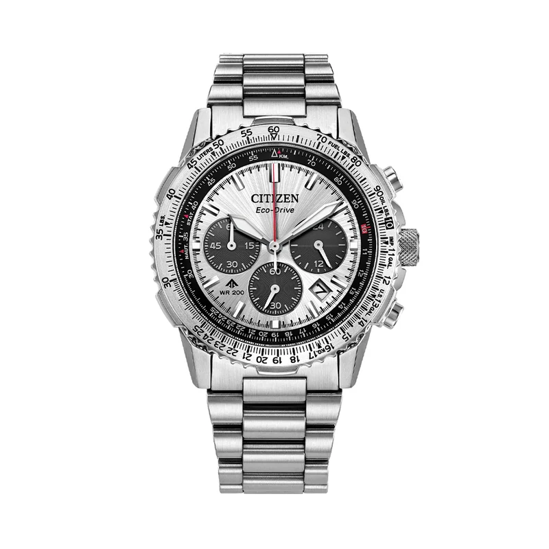 Promaster Navihawk Eco-Drive 40mm - Silver on Bracelet