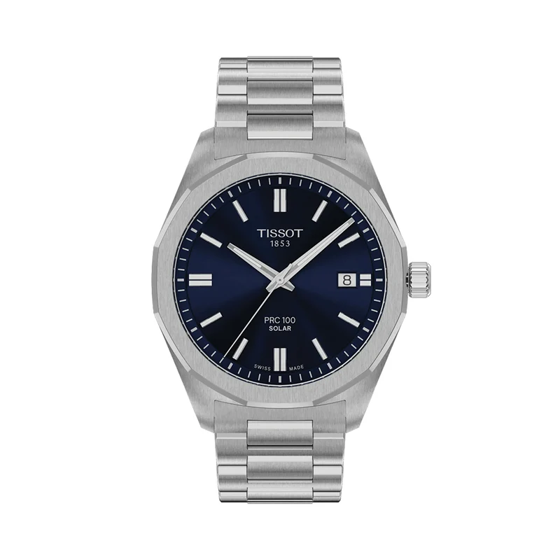 PRC 100 Solar Quartz 39mm - Blue on Bracelet