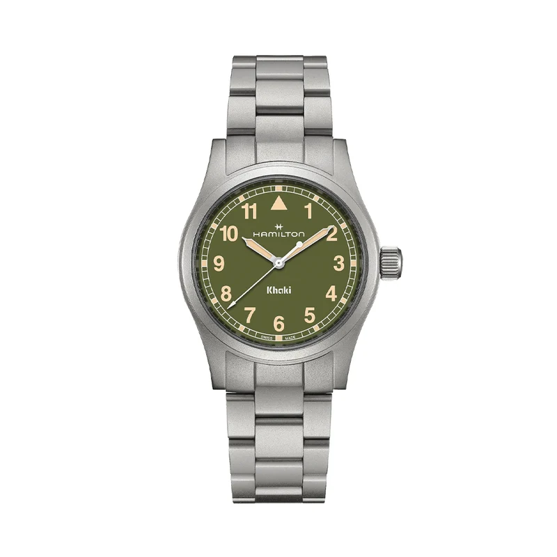 Khaki Field Quartz 38mm - Green on Bracelet