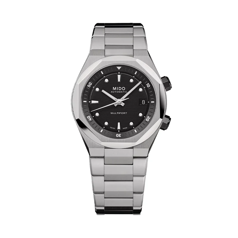 Multifort 8 Two Crowns Automatic 40mm - Black on Bracelet