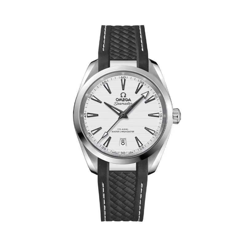 Seamaster Aqua Terra 150M 38mm - Silver on Rubber Strap