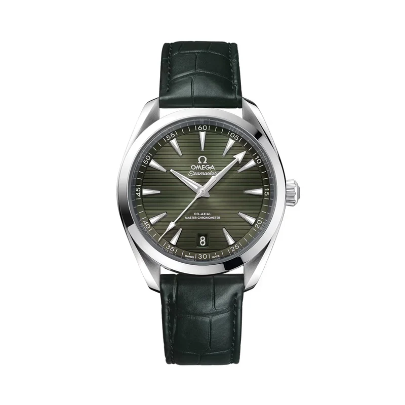 Seamaster Aqua Terra 150M 41mm - Green on Leather Strap