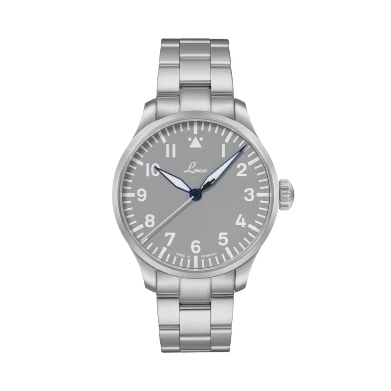 Pilot Watch Basic Augsburg MB Automatic 42mm - Grey on Bracelet